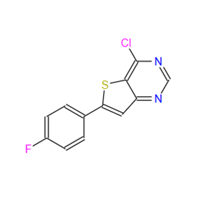 681260-56-0；4-氯-6-(4-氟苯基)噻吩并[3,2-D]嘧啶