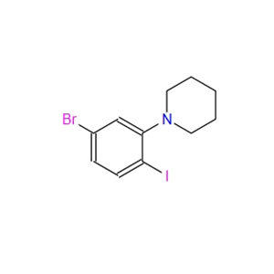 1699418-33-1；1-(5-Bromo-2-iodophenyl)piperidine