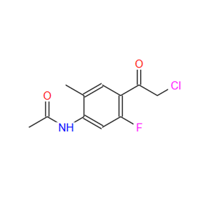 Acetamide, N-[4-(2-chloroacetyl)-5-fluoro-2-methylphenyl]-,Acetamide, N-[4-(2-chloroacetyl)-5-fluoro-2-methylphenyl]-