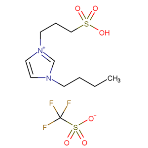 1-丙基磺酸-3-丁基咪唑三氟甲烷磺酸盐,1-propylsulfonic-3-butylimidazolium trifluoromethanesulfonate