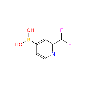 2-二氟甲基吡啶-4-硼酸,(2-(Difluoromethyl)pyridin-4-yl)boronic acid