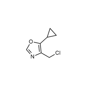 4-(氯甲基)-5-环丙基-1,3-噁唑,4-(Chloromethyl)-5-cyclopropyl-1,3-oxazole