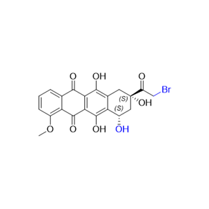 表柔比星杂质01,(8S,10S)-8-(2-bromoacetyl)-6,8,10,11-tetrahydroxy-1-methoxy-7,8, 9,10-tetrahydrotetracene-5,12-dione