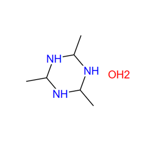 58052-80-5；六氢三甲基-S-三嗪；HEXAHYDRO-2,4,6-TRIMETHYL-1,3,5-TRIAZINE TRIHYDRATE