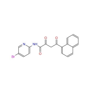 N-(5-bromo-pyridin-2-yl)-4-naphthalen-1-yl-2,4-dioxo-butyramide 182828-47-3