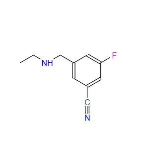 Benzonitrile, 3-[(ethylamino)methyl]-5-fluoro-]-,Benzonitrile, 3-[(ethylamino)methyl]-5-fluoro-]-