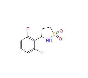 Isothiazolidine, 3-(2,6-difluorophenyl)-, 1,1-dioxide,Isothiazolidine, 3-(2,6-difluorophenyl)-, 1,1-dioxide