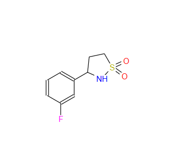 Isothiazolidine, 3-(3-fluorophenyl)-, 1,1-dioxide,Isothiazolidine, 3-(3-fluorophenyl)-, 1,1-dioxide