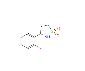 Isothiazolidine, 3-(2-fluorophenyl)-, 1,1-dioxide,Isothiazolidine, 3-(2-fluorophenyl)-, 1,1-dioxide