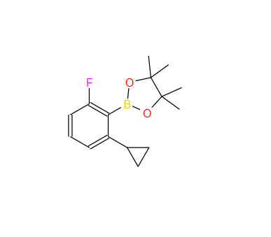 2-(2-环丙基-6-氟苯基)-4,4,5,5-四甲基-1,3,2-二氧硼杂环戊烷,2-(2-Cyclopropyl-6-fluorophenyl)-4,4,5,5-tetramethyl-1,3,2-dioxaborolane