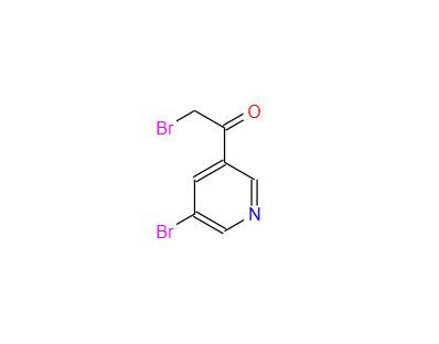 2-bromo-1-(5-bromopyridin-3-yl)ethanone,2-bromo-1-(5-bromopyridin-3-yl)ethanone