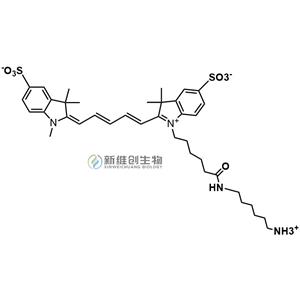 Sulfo-CY5-NH2;水溶性菁染料CY5氨基