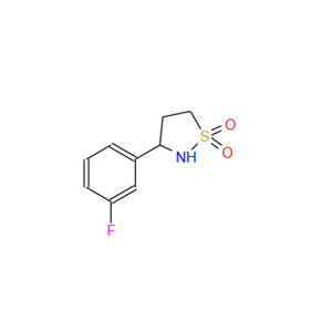 Isothiazolidine, 3-(3-fluorophenyl)-, 1,1-dioxide,Isothiazolidine, 3-(3-fluorophenyl)-, 1,1-dioxide
