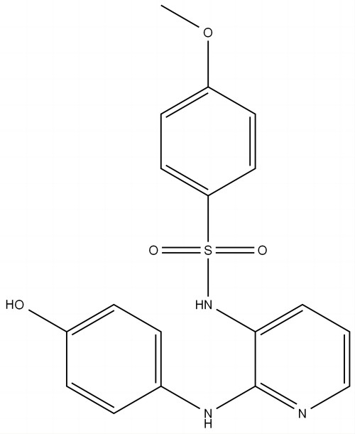 N-[2-[(4-羟基苯基)氨基]-3-吡啶基]-4-甲氧基苯磺酰胺,N-(2-((4-Hydroxyphenyl)amino)pyridin-3-yl)-4-methoxybenzenesulfonamide
