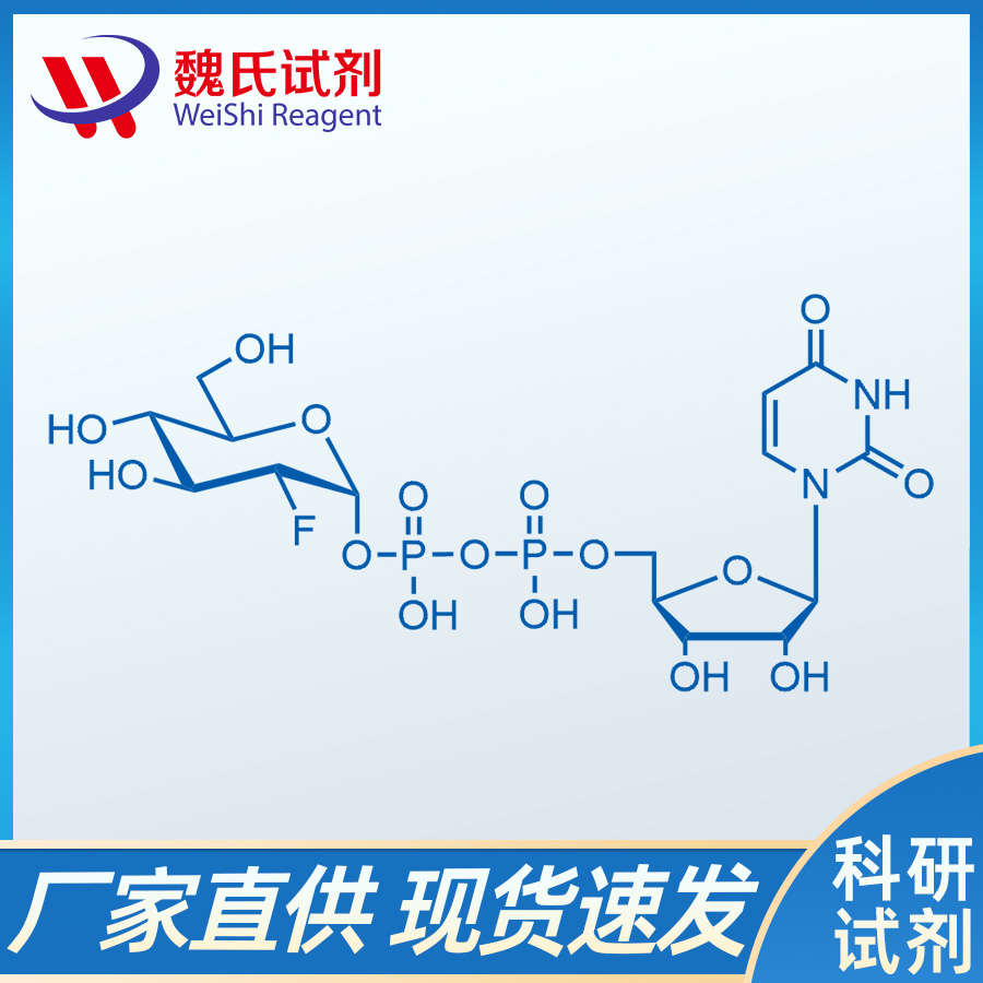 尿苷 5'-(三氢二磷酸) P'-(2-脱氧-2-氟-Α-D-D-吡喃葡萄糖基)酯,Uridine 5′-disphopho-2-F-Glucose disodium salt