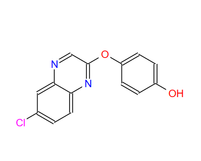 4-(6-氯喹喔啉-2-基氧基)苯酚,6-CHLORO-2-[(4-HYDROXYPHENYL)OXY]QUINOXALINE