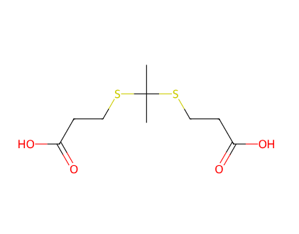 丙烷-2,2-二基双(硫)基]二乙酸,Propanoic acid, 3,3'-[(1-methylethylidene)bis(thio)]bis-