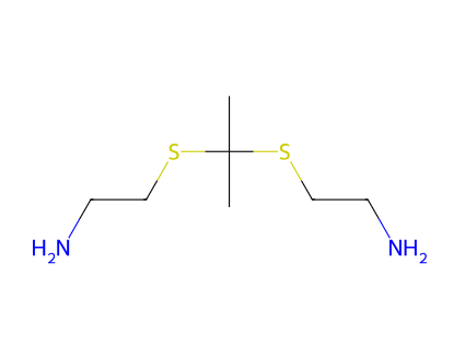 丙烷-2,2-二基雙(硫)基]二乙胺 鹽酸鹽,2-[2-(2-aminoethylsulfanyl)propan-2-ylsulfanyl]ethanamine