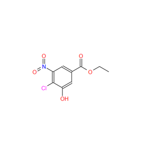 2386539-02-0；Benzoic acid, 4-chloro-3-hydroxy-5-nitro-, ethyl ester