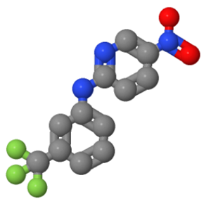2-[N-(3-trifluoromethylphenyl)amino]-5-nitropyridine;6605-17-0