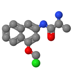 2-氨基-N-(4-甲氧基-萘-2-YL)-丙酰胺盐酸盐；3438-14-0