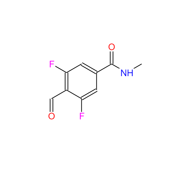 3,5-difluoro-4-formyl-N-methylbenzamide,3,5-difluoro-4-formyl-N-methylbenzamide