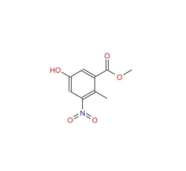 5-羥基-2-甲基-3-硝基苯甲酸甲酯,methyl 5-hydroxy-2-methyl-3-nitrobenzoate