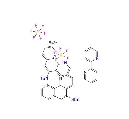 雙(2,2-二嘧啶)-(5-氨基鄰二氮雜菲,Bis(2,2′-bipyridine)-(5-aminophenanthroline)ruthenium bis(hexafluorophosphate)