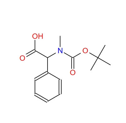 N-BOC-A-甲氨基苯乙酸,Boc-N-Me-Dl-Phg-Oh