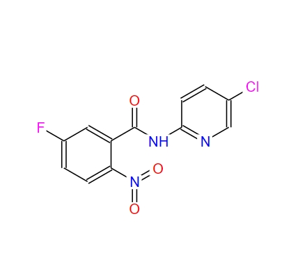 N-(5-chloro-2-pyridinyl)-(2-nitro)-5-fluorophenylcarboxamide,N-(5-chloro-2-pyridinyl)-(2-nitro)-5-fluorophenylcarboxamide