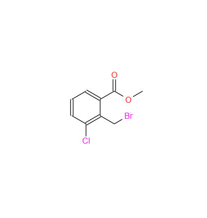 2-溴甲基-3-氯-苯甲酸甲酯,methyl 2-(bromomethyl)-3-chlorobenzoate