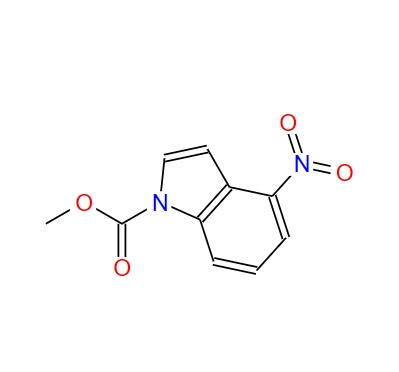 1-methoxycarbonyl-4-nitroindole,1-methoxycarbonyl-4-nitroindole