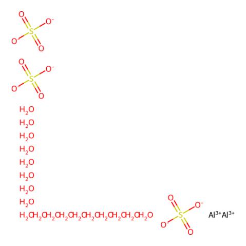 硫酸铝，十八水,Aluminum sulfate octadecahydrate