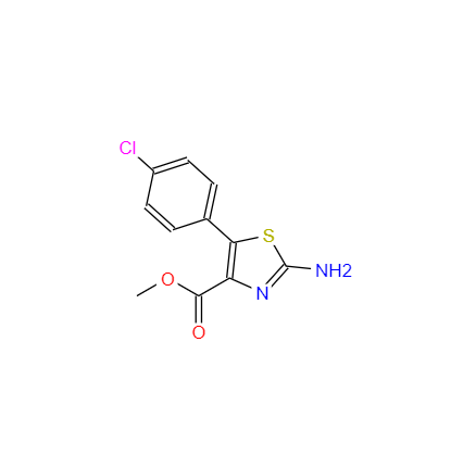 2-氨基-5-(4-氯苯基)-1,3-噻唑-4-羧酸甲酯,Methyl 2-amino-5-(4-chlorophenyl)thiazole-4-carboxylate