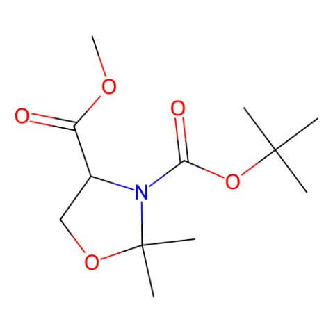 (S)-(-)-3-叔丁氧羰基-4-甲氧羰基-2,2-二甲基-1,3-恶唑烷,(S)-(-)-3-tert-Butoxycarbonyl-4-methoxycarbonyl-2,2-dimethyl-1,3-oxazolidine
