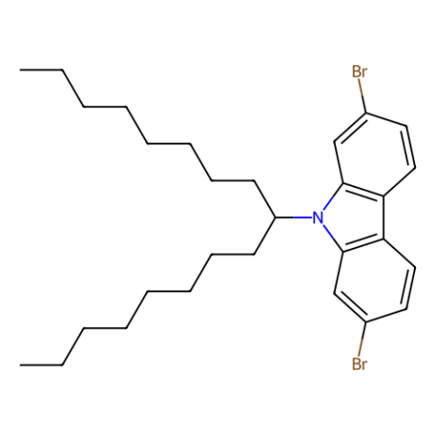 2,7-二溴-9-(9-十七烷基)咔唑,2,7-Dibromo-9-(9-heptadecyl)carbazole