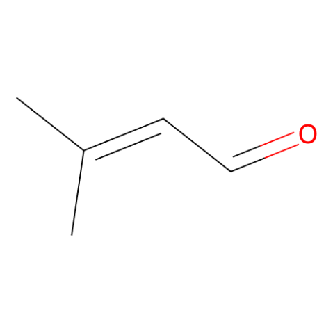 3-甲基-2-丁烯醛,3-Methyl-2-butenal