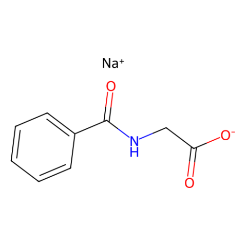 马尿酸钠,Sodium hippurate