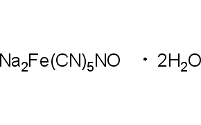 亞硝基鐵氰化鈉二水合物,Sodium nitroferricyanide dihydrate