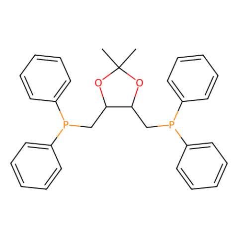 (2R,3R)-(-)-1,4-雙(二苯基膦基)-2,3-O-異亞丙基-2,3-丁二醇,(-)-2,3-O-Isopropylidene-2,3-dihydroxy-1,4-bis(diphenylphosphino)butane