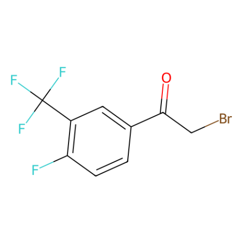 4-氟-3-三氟甲基苯乙酰基溴,4-Fluoro-3-(trifluoromethyl)phenacyl Bromide