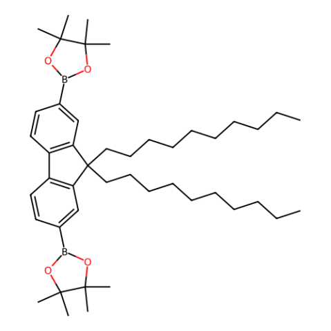 2,7-双(4,4,5,5-四甲基-1,3,2-二氧硼戊环 -2-基)-9,9-二癸基芴,2,7-Bis(4,4,5,5-tetramethyl-1,3,2- dioxaborolan-2-yl)-9,9-didecylfluorene