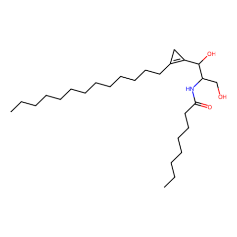 N-[(1R,2S)-2-羥基-1-羥甲基-2-(2-十三烷基-1-環(huán)丙烯基)乙基]辛酰胺,N-[(1R,2S)-2-hydroxy-1-hydroxymethyl-2-(2-tridecyl-1-cyclopropenyl)ethyl]octanamide