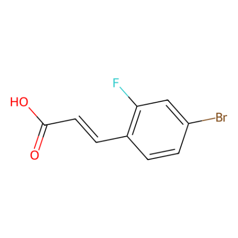 4-溴-2-氟肉桂酸,4-Bromo-2-fluorocinnamic acid