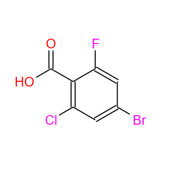 4-溴-2-氯-6-氟苯甲酸,4-BROMO-2-FLUORO-6-CHLOROBENZOIC ACID