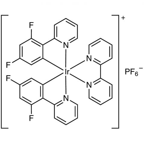 (2,2'-联吡啶)双[2-(2,4-二氟苯基)吡啶]铱(III) 六氟磷酸盐,(2,2'-Bipyridine)bis[2-(2,4-difluorophenyl)pyridine]iridium(III) Hexafluorophosphate