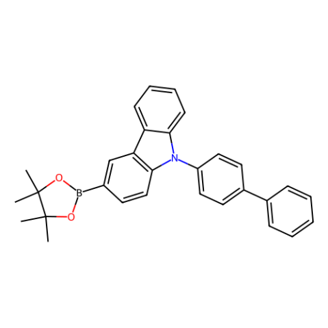 9-([1,1'-联苯基]-4-基)-3-(4,4,5,5-四甲基-1,3,2-二氧杂环戊硼烷-2-基)-9H-咔唑,9-([1,1'-Biphenyl]-4-yl)-3-(4,4,5,5-tetramethyl-1,3,2-dioxaborolan-2-yl)-9H-carbazole