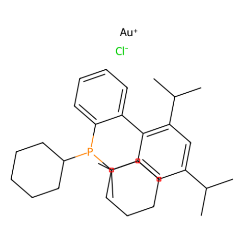 氯[2-二环己基(2′,4′,6′-三异丙基联苯基)膦]金(I),Chloro[2-dicyclohexyl(2′,4′,6′-trisopropylbiphenyl)phosphine]gold(I)