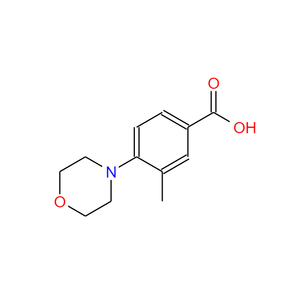 3-甲基-4-(4-吗啉基)苯甲酸,3-METHYL-4-MORPHOLIN-4-YL-BENZOIC ACID