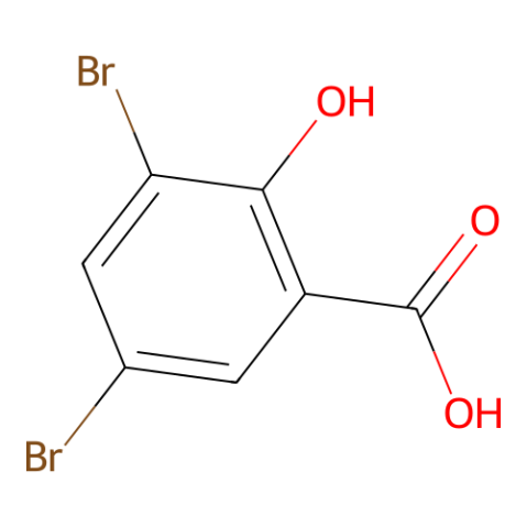 3,5-二溴水杨酸,3，5-Dibromosalicylic acid